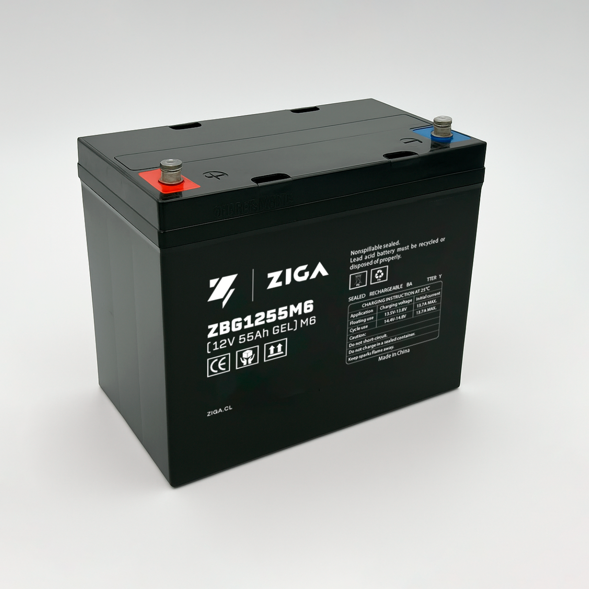 Bateria ZIGA 12V-55AH Gel