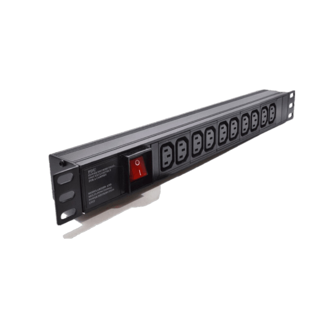 PDU 10 Enchufes 10A C13 Entrada C14