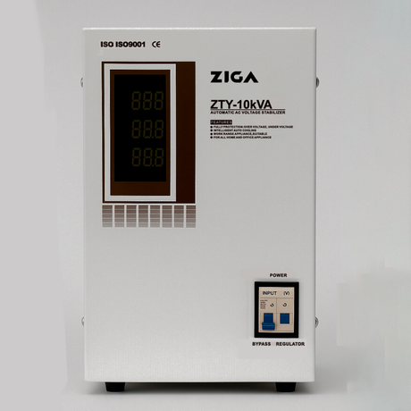 Estabilizador de voltaje ZTY Monofásico 10 KVA / 8000 Watts ZIGA
