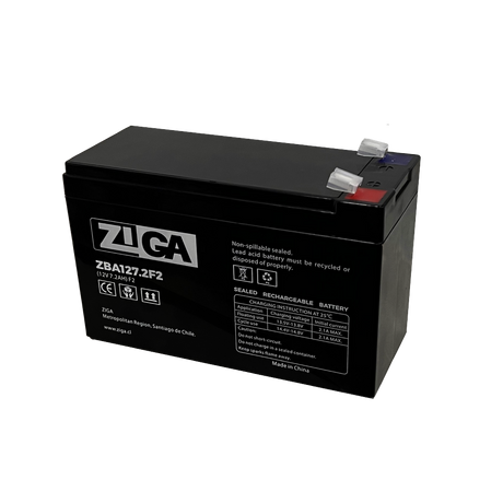 Bateria AGM 12V-7.2Ah ZIGA - Emeg Chile