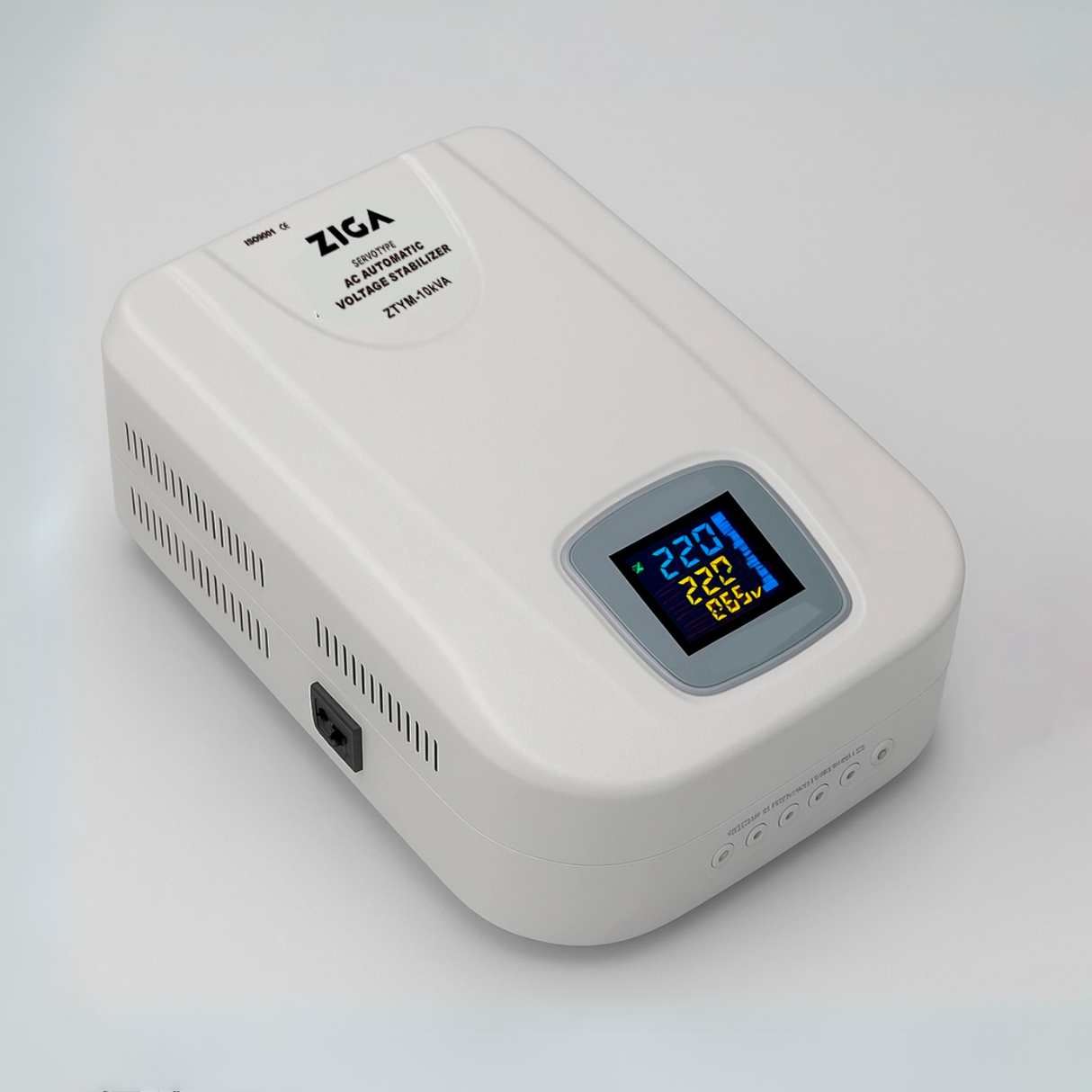 Estabilizador de voltaje ZTY-M Monofásico 10 KVA / 8000 Watts ZIGA