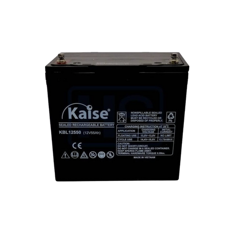 Bateria Kaise 12V-55AH AGM - Emeg Chile