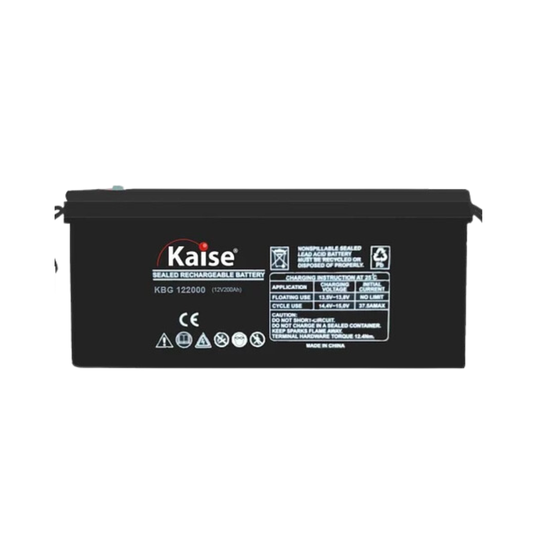 Bateria Gel 12V-200Ah Kaise - Emeg Chile