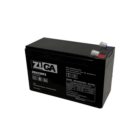 Bateria AGM 12V-9Ah ZIGA - Emeg Chile