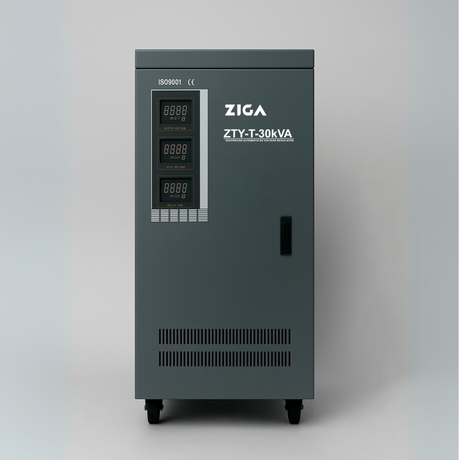 Estabilizador de voltaje  ZTY Trifásico 30 KVA/ 24000 watts ZIGA